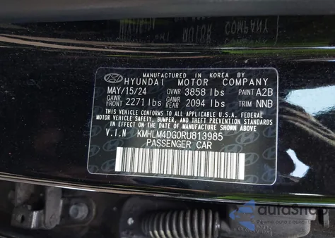 2024 Hyundai Elantra Sel from USA, damaged, VIN KMHLM4DG0RU813985